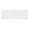 Set of 2 White Metal Farmhouse Wall Decor 14", 10"